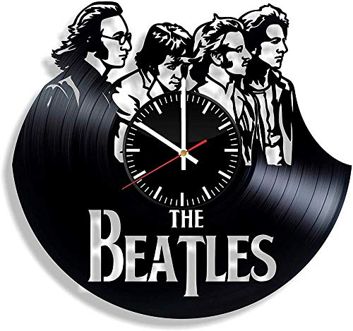 FEISHEAD The Beatles Horloge Murale en Vinyle – Décoration de Salle d’art Rock – Décoration Faite à la Main – Fournitures de fête – Cadeaux à thème – Style rétro Moderne - Les Beatles, Paul McCartney, John Lennon, RIngo Starr, George Harrison FEISHEAD The Beatles Horloge Murale en Vinyle - Décoration de Salle d'art Rock - Décoration Faite à la Main - Fournitures de fête - Cadeaux à thème - Style rétro Moderne