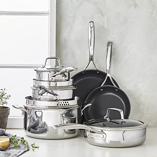 ZWILLING-Spirit-Energy-10-pc-Stainless-Steel-Ceramic-Nonstick-Cookware-Set ZWILLING Spirit Energy 10 pc Stainless Steel Ceramic Nonstick Cookware Set