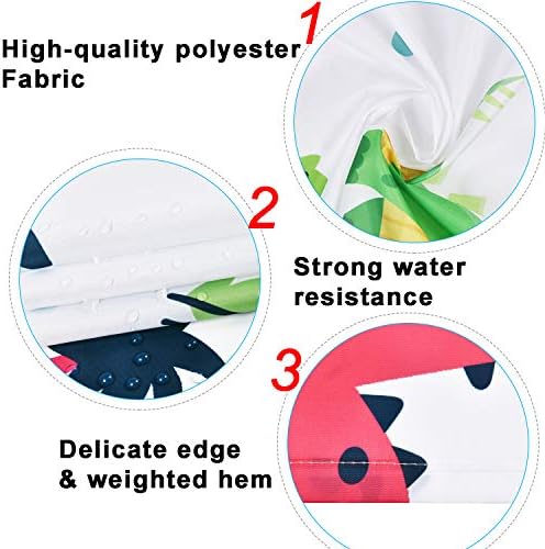 Ikfashoni 4Pcs Cartoon Dinosaur Bath Set