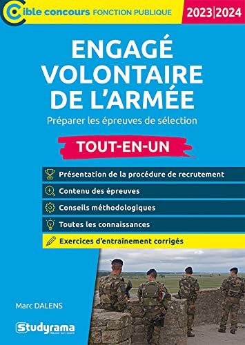 Engagé volontaire de l’armée – Tout-en-un: Préparer les épreuves de sélection – Édition 2023-2024
