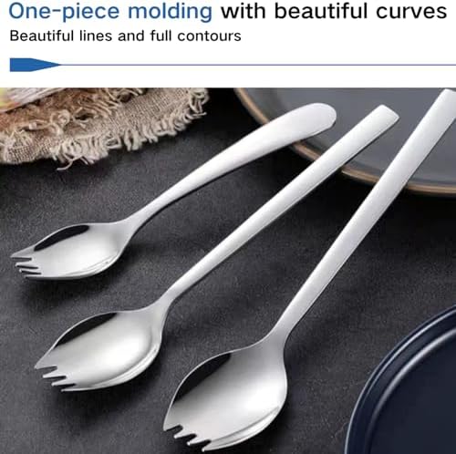 4 Pack Stainless Steel Sporks for Everyday Use