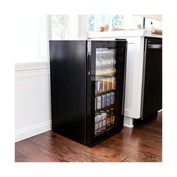   NewAir-Beverage-Refrigerator-Cooler-126-Cans-Free-Standing-with-Right-Hinge-Glass-Door-Beverage-Cooler-Mini-Fridge-Beverage-Organizer-For-Beer-Wine-Soda-And-Cooler-Drinks