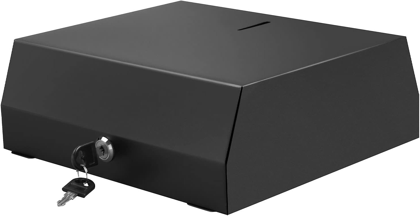 Wall-Mounted Stainless Steel Tissue Holder - Quick-Access Matte Black