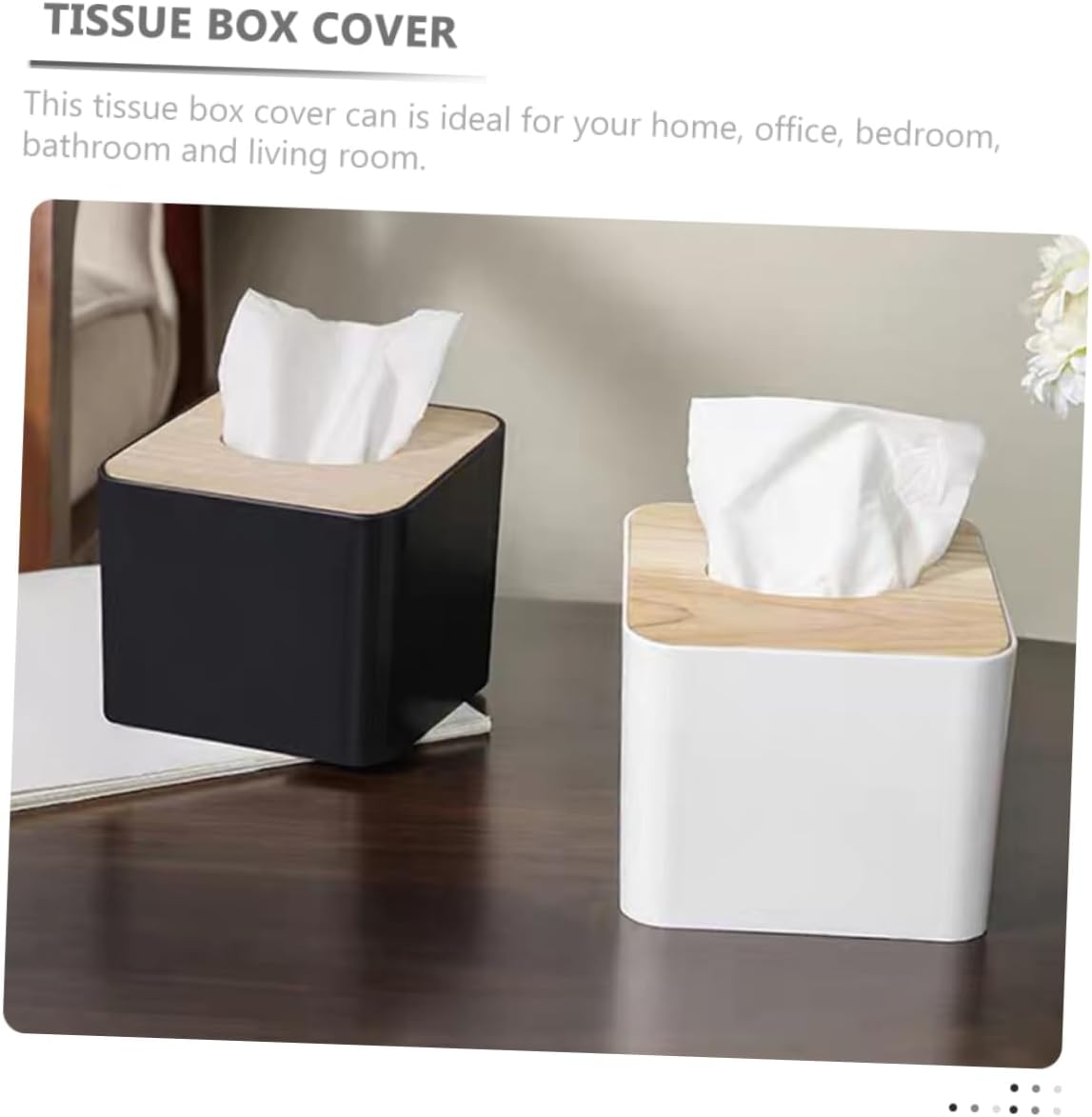 Holibanna Tissue Box Decorative Napkin Organizer