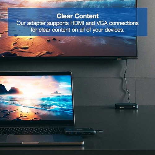 Verbatim Share My Screen HD HDMI Wireless Transmitter und Receiver für Streaming, Video/Audio Übertragung, kabelloser HDMI Extender für Laptop, PC, Smartphone zu TV, Monitor, Beamer – Bild 4