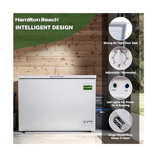   Hamilton-Beach-HBFRF1006-Chest-Freezer-Adjustable-Thermostat-Removable-Vinyl-Coated-Wire-Basket-Easy-Defrost-Drain-10-Cubic-Feet-10-cu-ft-White-pack-of-1