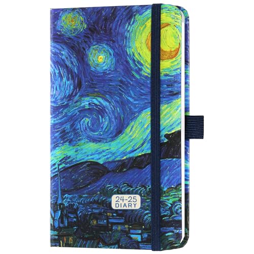 Pocket Diary 2024-2025 - Academic Diary 2024-2025 A6 Week to View, 2024-2025 Pocket Slim Diary, August 2024 to July 2025, Planner and Organiser for School and Office