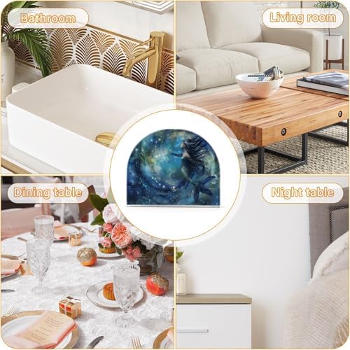 Stylish Mermaid Nebula Napkin Holder for Compact Storage