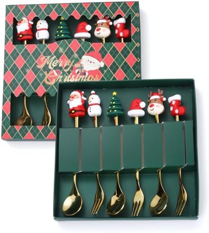 premium stainless steel flatware set Christmas gift