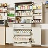   71-Tall-Kitchen-Pantry-Cabinet-with-3-Drawers-Farmhouse-Storage-Cabinet-with-6-Barn-Door-Shelveswith-Load-Bearing-Steel-Pipe-and-Adjustable-ShelvesPantry-Organizer-for-KitchenLiving-RoomWhite