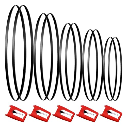 Asukohu Stylets à aiguilles pour tourne-disque – Ceintures pour tourne-disque – Pièce d’entretien – Pour tourne-disque - Les Beatles, Paul McCartney, John Lennon, RIngo Starr, George Harrison Asukohu Stylets à aiguilles pour tourne-disque - Ceintures pour tourne-disque - Pièce d'entretien - Pour tourne-disque