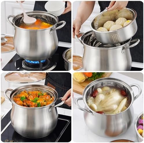 Efficient Steam Flavor-Preserved Stainless Steel Steamer