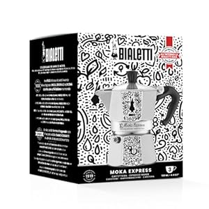   BIALETTI--Moka-Express-90th-Birthday-Silver