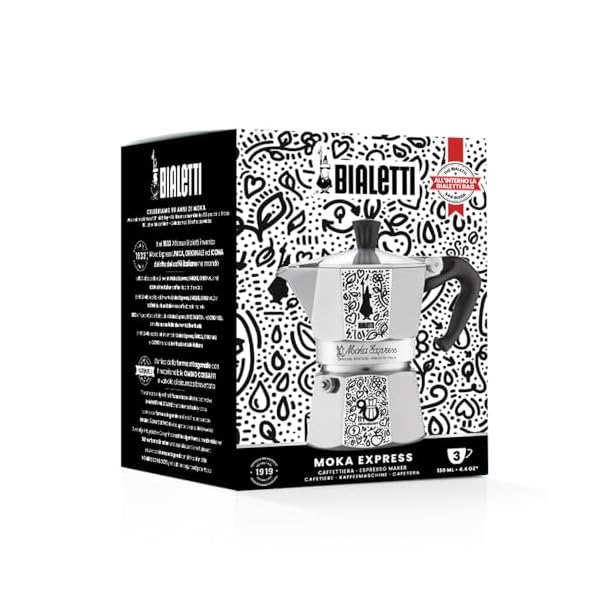   BIALETTI--Moka-Express-90th-Birthday-Silver