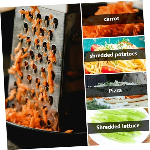 Ergonomic Stainless Steel Grater for Carrots Cheese and Ginger