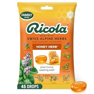 Ricola Honey Herb Cough Drops, 45 C...