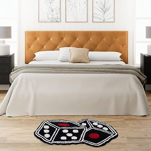 Meudid Dice Rug 31x23 Non-Slip Plush Floor Mat