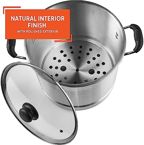 IMUSA Aluminum 24-Quart Steamer