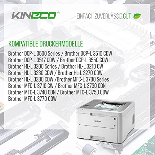Kineco TN243CMYK Toner kompatibel für Brother Drucker MFC-L3750CDW HL-L3210CW DCP-L3550CDW HL-L3230CDW MFC-L3770CDW MFCL3750CDW TN-243 TN243 (5er Set) – Bild 4