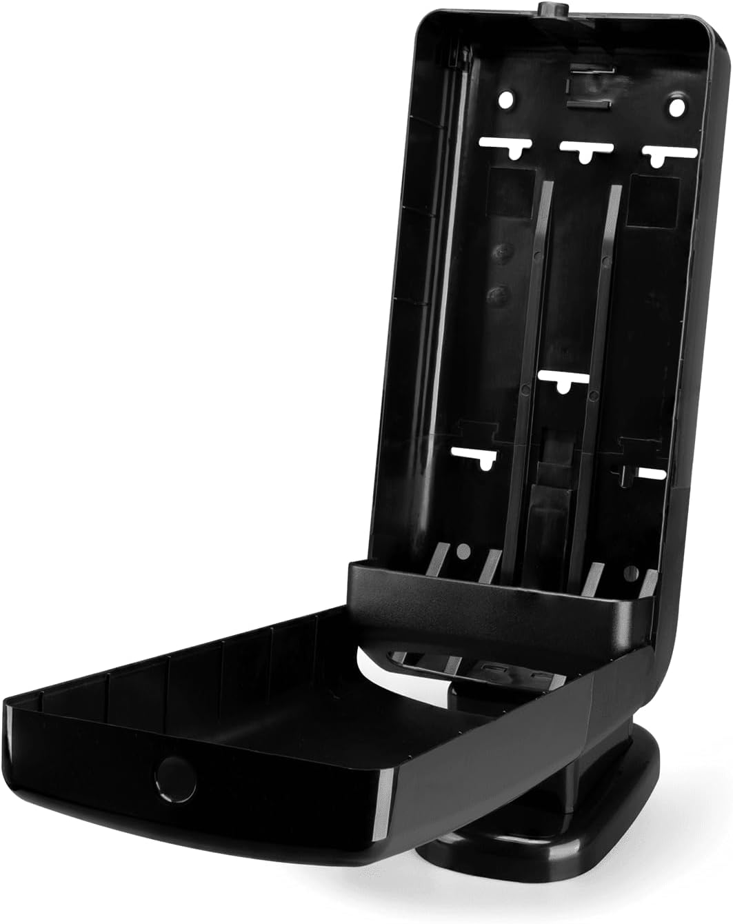 Elegant Interfold Napkin Dispenser - Black