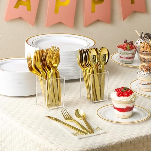 Perfect for Every Occasion 100-Piece Gold Plastic Forks