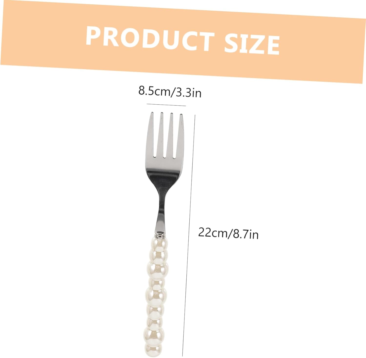 VOSAREA Pearl-Handled Steak Fork and Spoon Set