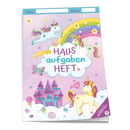 Trötsch Hausaufgabenheft Grundschule Einhornwelt: Schulplaner Hausaufgabenheft Timer Terminkalender