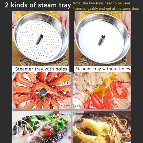Stainless Steel STEamer Pot for Cooking Soups Stews Seafood