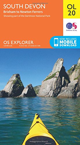 South Devon Map | Brixham to Newton Ferrers | Ordnance Survey | OS Explorer Map OL20 | England | Walks | Hiking | Maps | Adventure