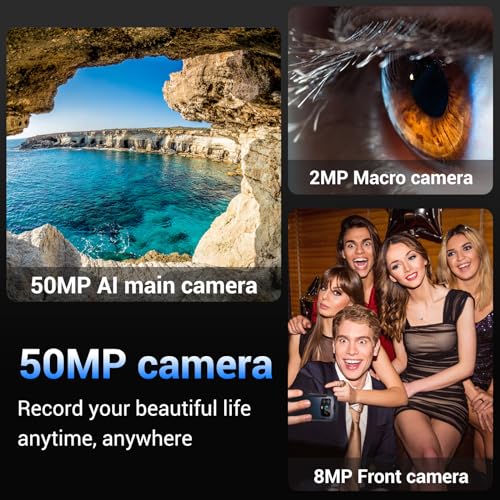 DOOGEE Smini Outdoor Smartphone Android 13, Helio G99 15GB RAM + 256GB ROM (TF 2TB), Mini Outdoor Handy Ohne Vertrag, 4.5'' QHD+, 50MP + 8MP, 3000mAh Baustellenhandy, IP68/69K/Dual 4G SIM/NFC/OTG/GPS – Bild 6