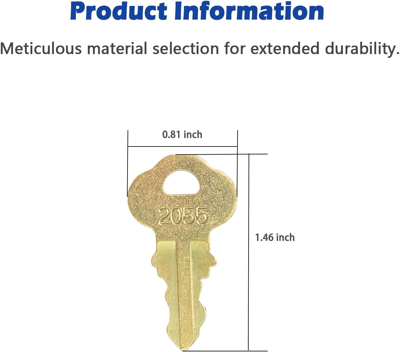 2055 Dispenser Key Set of 20 with Key Rings