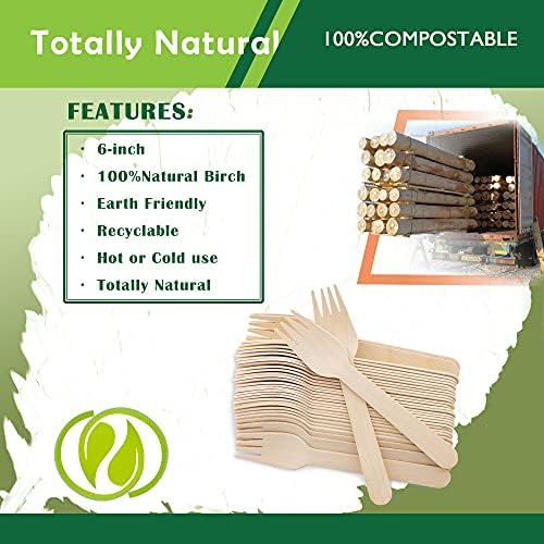 Alter Eco Wooden Forks 100_pack