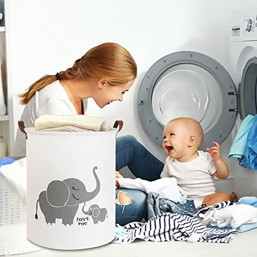 CLOCOR Collapsible Baby Laundry Hamper with Handles