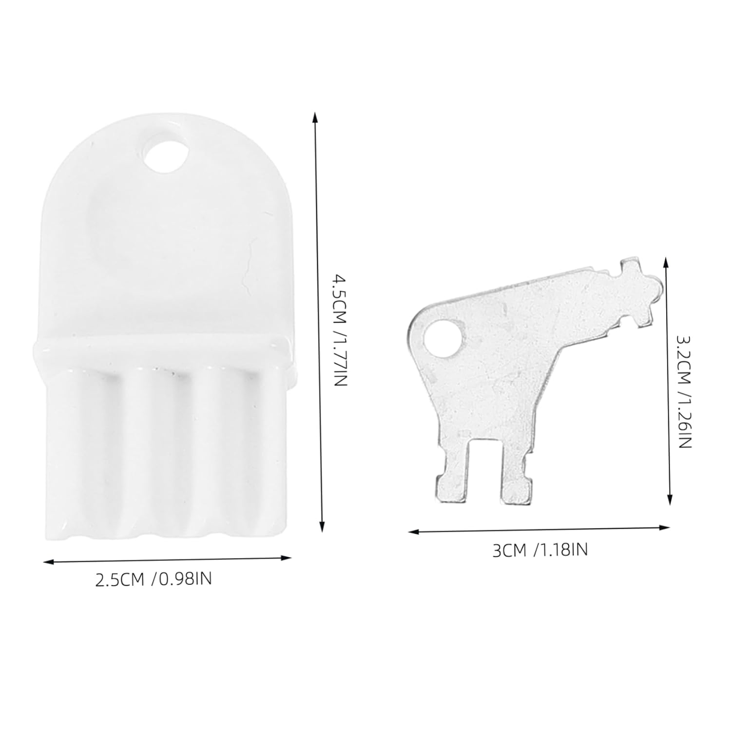 Durable Commercial Dispenser Keys with Rings