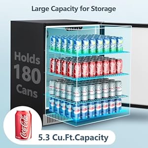   24-inch-Beverage-Refrigerator-180-Cans-Under-Counter-Fridge-with-Stainless-Steel-Built-in-and-Freestanding-Outdoor-Refrigerator-for-Patio-Home-Kitchen-ETL-DOE-NSF-Approved