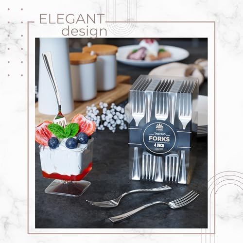 Exquisite Plastic Mini Forks 100CT