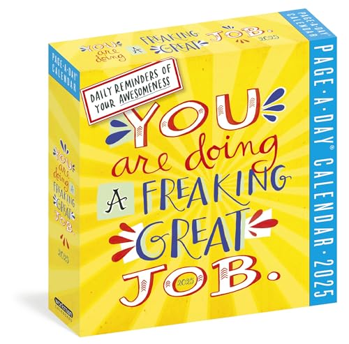 You Are Doing a Freaking Great Job Page-A-Day® Calendar 2025: Daily Reminders of Your Awesomeness