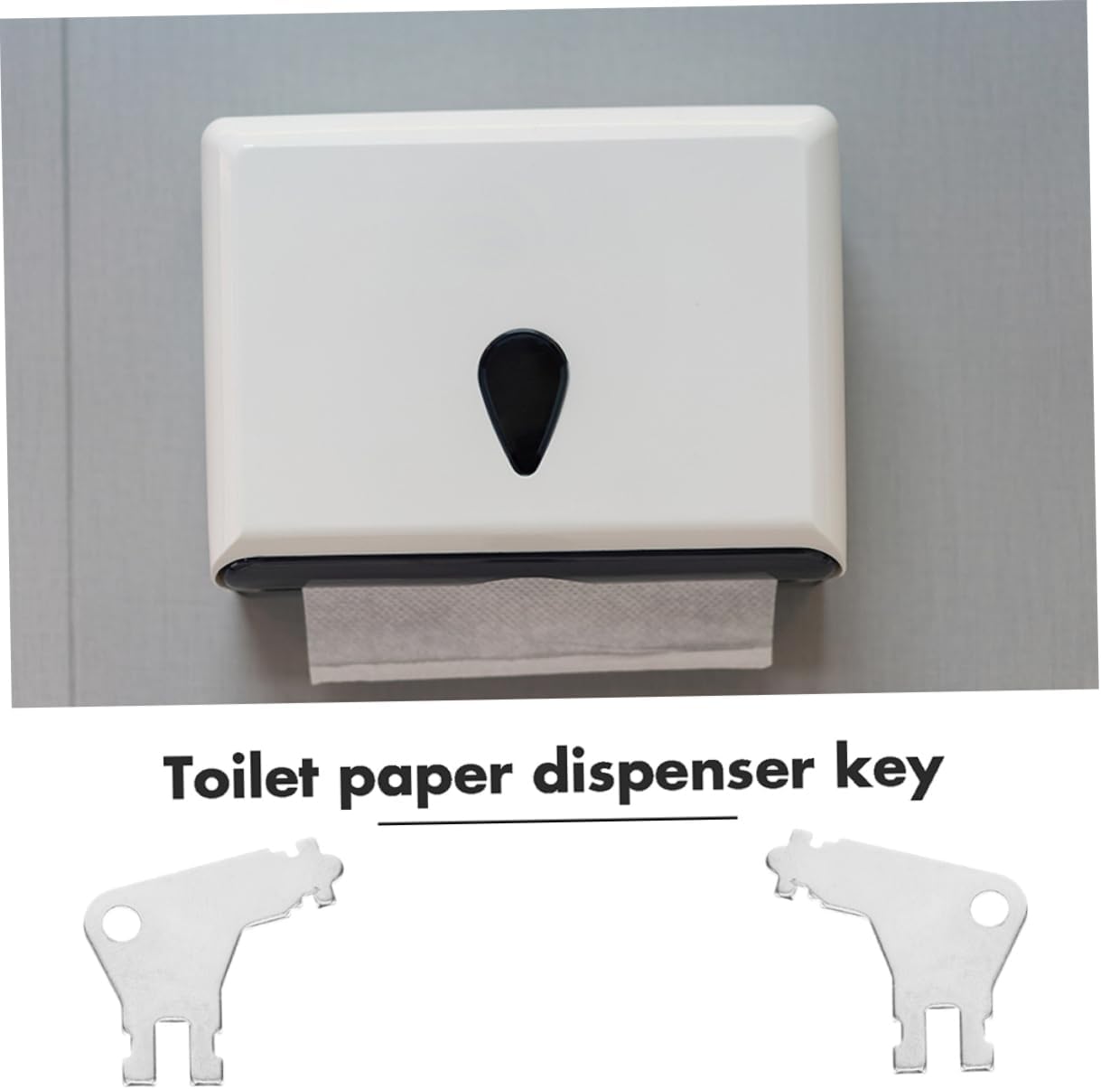 Premium toilet paper dispenser keys for durability and elegance