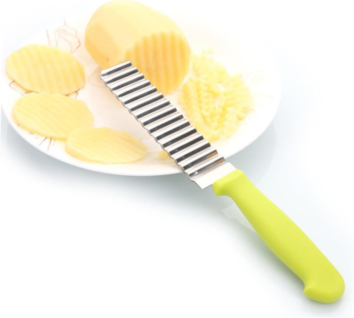 Stainless Steel Potato Freyr Cutter -Professional Kitchen Chopper for Potatoes More