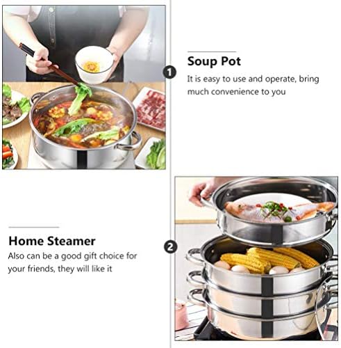 Cabilock 4-Layer Stainless Steel Steamer Pot
