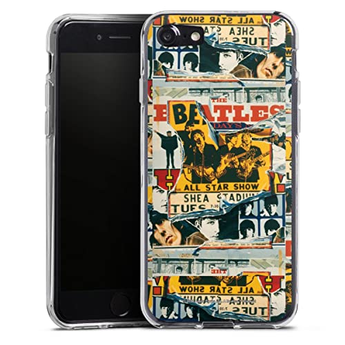 DeinDesign Coque en Silicone Compatible avec Apple iPhone 8 Etui Silicone Coque Souple The Beatles Rock ‘n’ Roll Musique - Les Beatles, Paul McCartney, John Lennon, RIngo Starr, George Harrison DeinDesign Coque en Silicone Compatible avec Apple iPhone 8 Etui Silicone Coque Souple The Beatles Rock 'n' Roll Musique