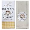 Kay dee designs 2 piece farmhouse blend coffee cup kitchen bundle 1 dual purpose towel and 1 tea towel  urban country home decor
