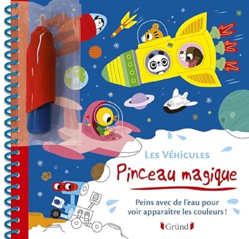 Pinceau magique : les véhicules – Livre Coloriage magique à l'eau avec un pinceau – À partir de 3 ans