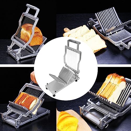 Perfect Cheese Slicer 10mm 20mm AdjustabilityCommercial Bread Cheese Grater with Grid Scale