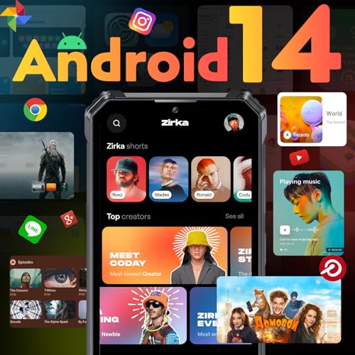 OUKITEL WP28E Outdoor Smartphone Android 14-10600mAh Outdoor Handy Ohne Vertrag, 8GB +64GB/1TB, 6,52" Smartphone mit 13MP Kamera, IP68 Wasserdicht, Dual 4G SIM Baustellenhandy/NFC/GPS/OTG/BT5.0-Grün – Bild 4