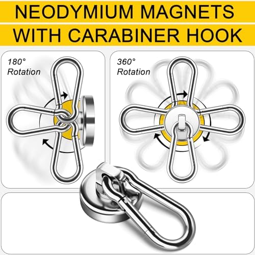 Grtard12PK 50LBS Strong Magnetic Hooks