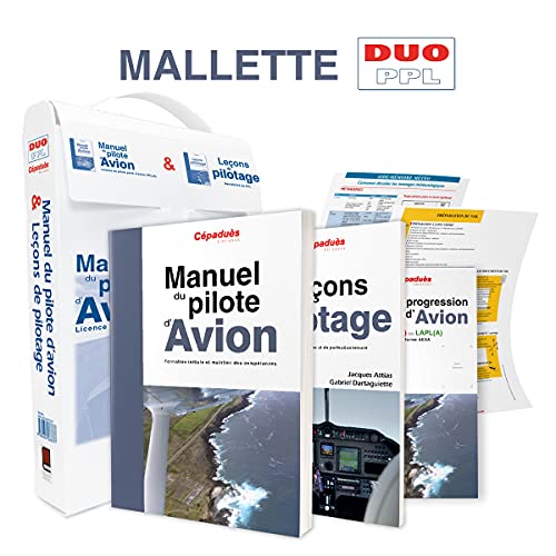 Mallette DUO PPL - comprend les actuelles éditions de : Le Manuel du Pilote d'Avion 19e éd. + Leçons de Pilotage 6e éd.