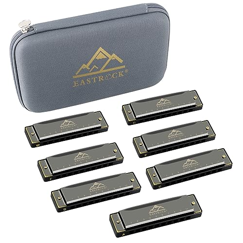 EASTROCK Harmonica à 7 touches 10 trous. Clé c d e f g a BB Harmonie diatonique pour joueurs professionnels, débutants, cadeaux pour étudiants, adultes, amis. - Les Beatles, Paul McCartney, John Lennon, RIngo Starr, George Harrison EASTROCK Harmonica à 7 touches 10 trous. Clé c d e f g a BB Harmonie diatonique pour joueurs professionnels, débutants, cadeaux pour étudiants, adultes, amis.
