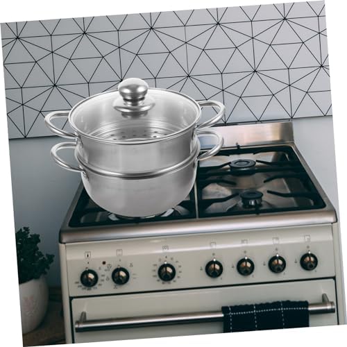 Stainless Steel Steam Pot Perfect for Cooking Serving