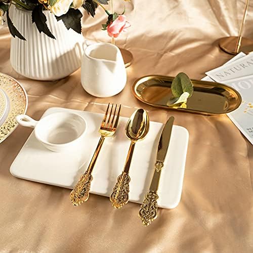 Wow Gold Plastic Forks for Parties and Weddings